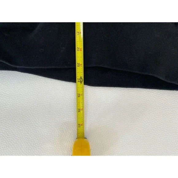 Champion Reverse Weave Black Hoodie Men's Small Sweatshirt Spell Out Logo - Picture 9 of 9